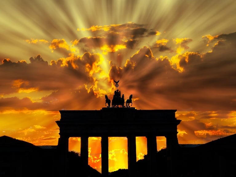 Brandenburgen Gate at Dusk, Germany